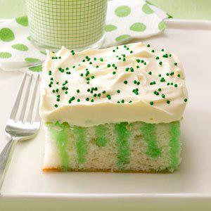 St. Patrick’s Poke Cake